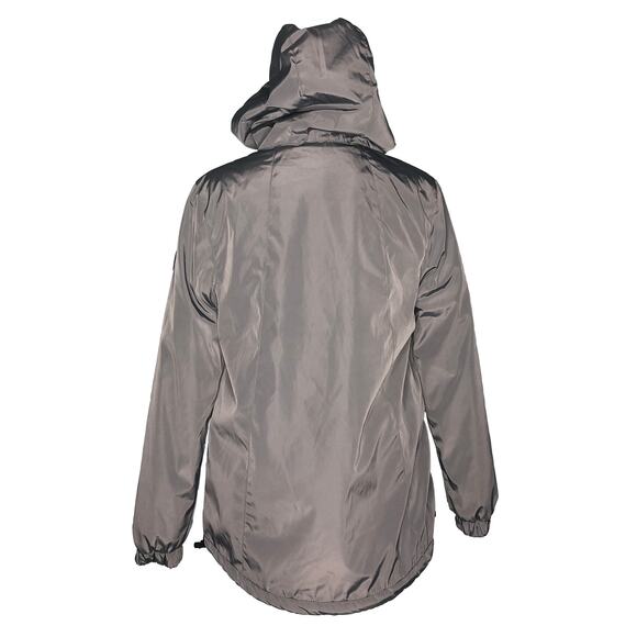 MICHAEL Michael Kors Gun Metal Missy Faux Shearling Lined Jacket - Size XS - Picture 8 of 14